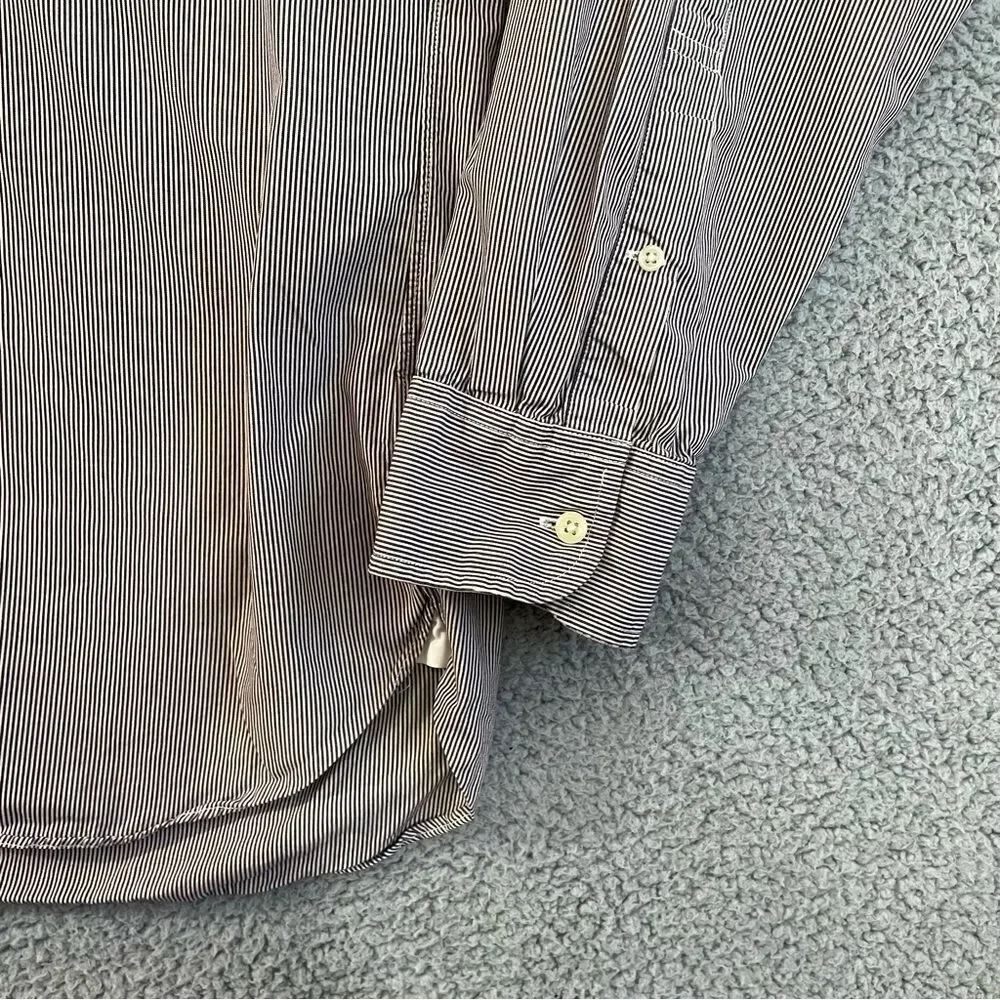 J. Crew Shirt Mens XL Striped Preppy‎ Casual Button Front